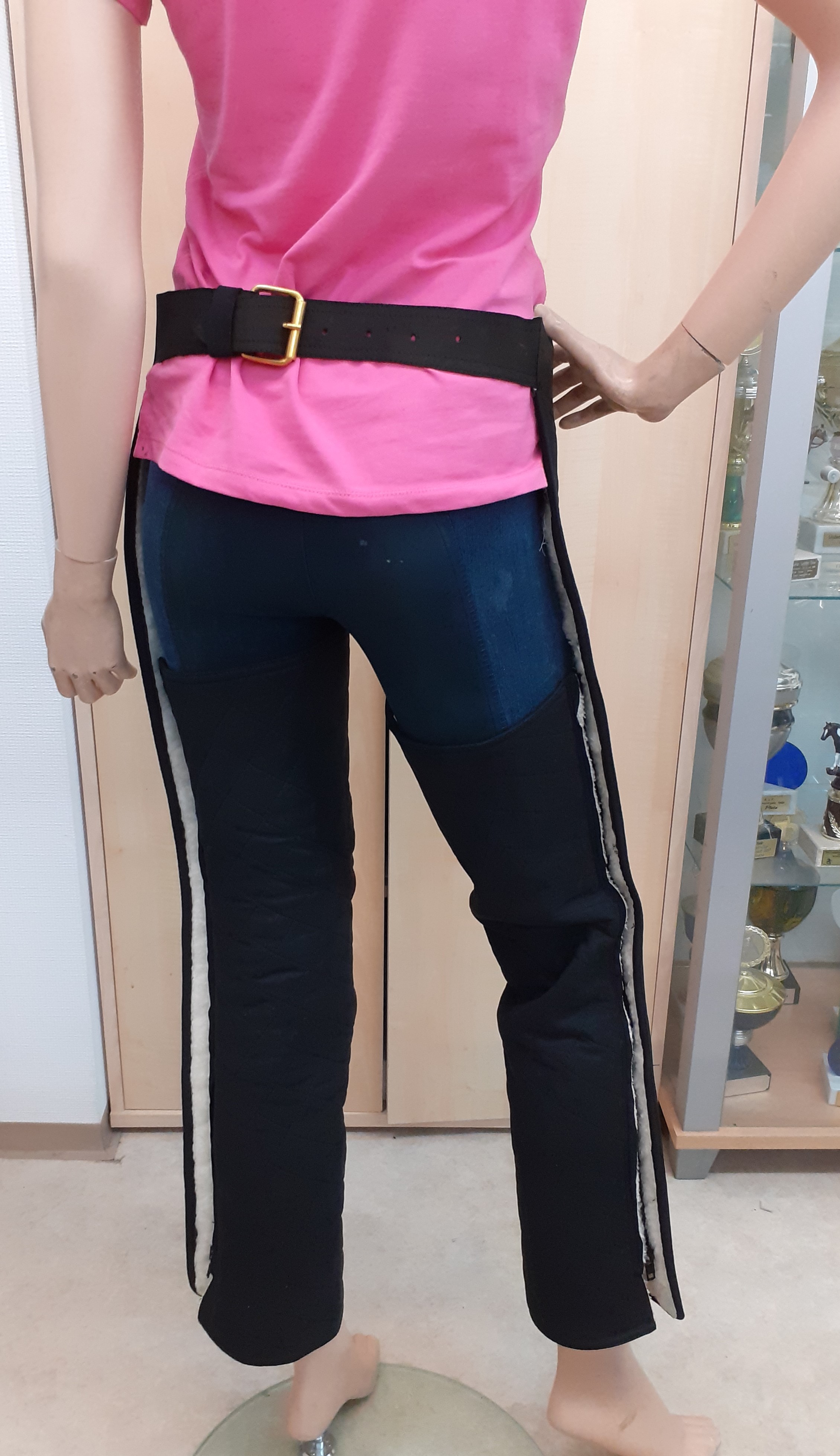Chaps gefüttert, Thermo Chaps, gefüttert, schwarz Gr. S